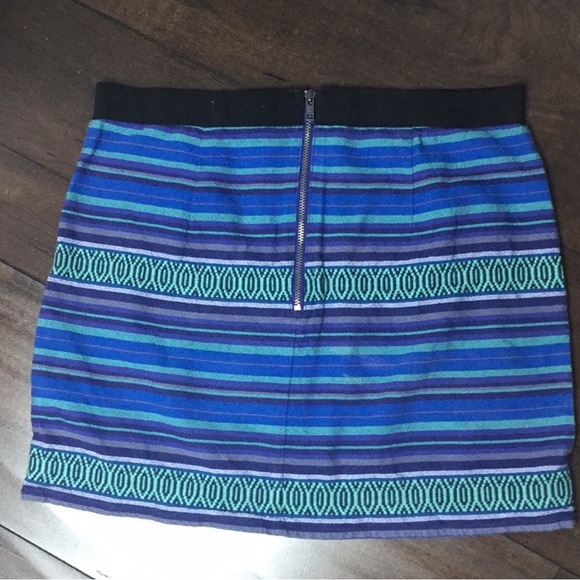 American Eagle mini skirt zipper back elastic high waist - Picture 2 of 7